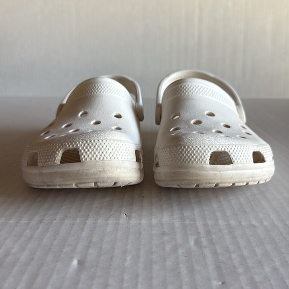 Crocs White Classic Clogs - Picture 8 of 11